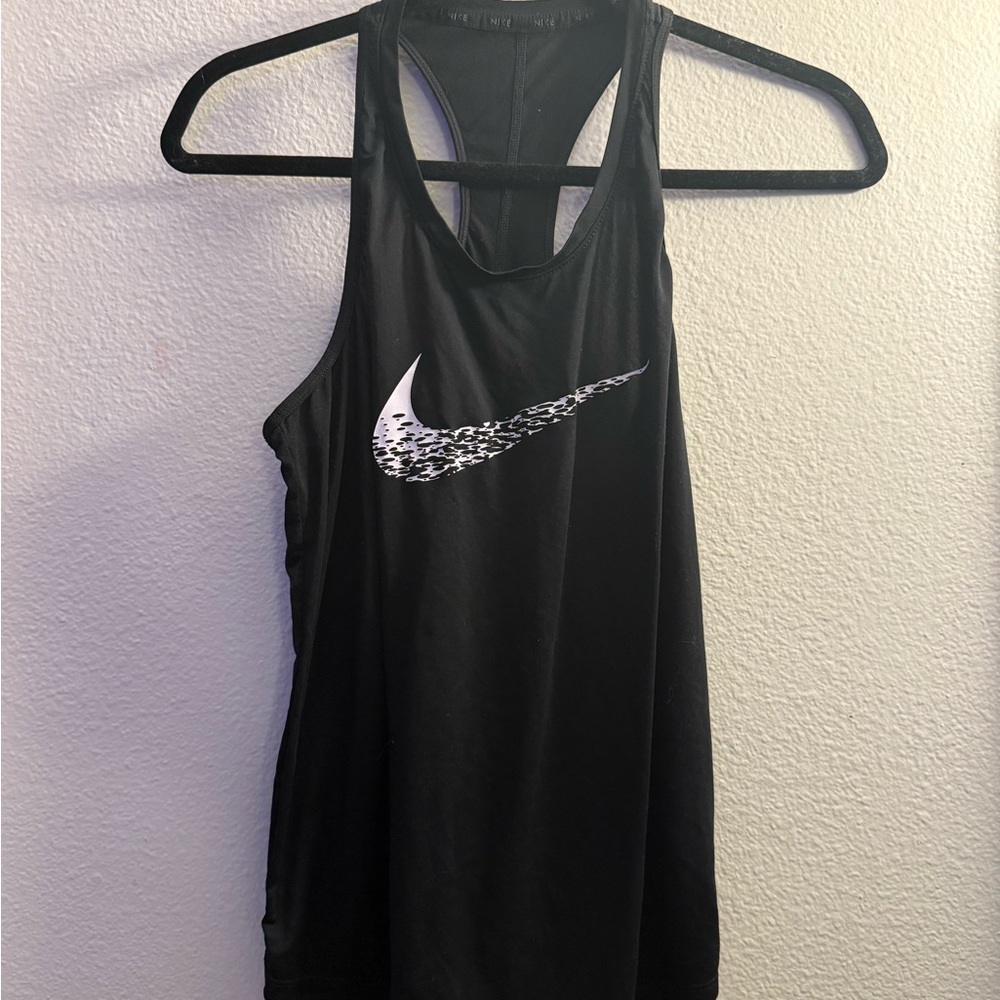 Nike Black Sleeveless Racerback Tank Top